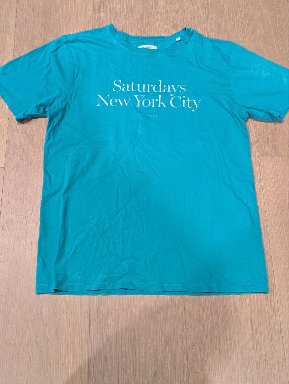Saturdays New York City Teal Graphic Tee